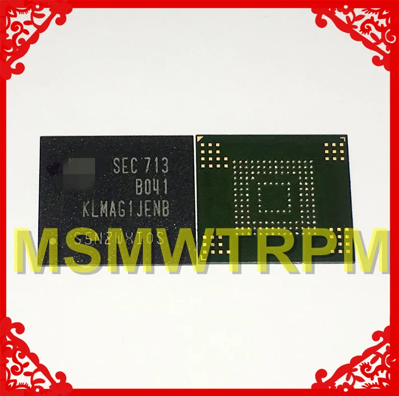 KLMAG1JENB-B041 EMMC BGA153Ball 16 GB мобильный телефон памяти и подержанных протестировал OK