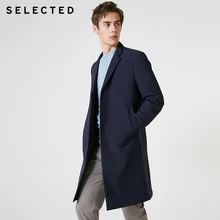 Выбранные Для мужчин средней длины Тренч с лацканами пальто S | 4191OM524