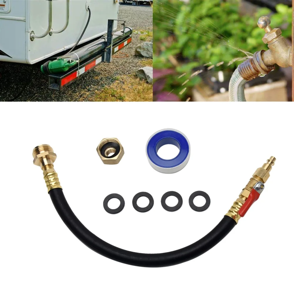 Quick-Connect-Travel-Trailer-Sprinkler-Blowout-Adapter-RV-Winterizing-Kit-Boat-Air-Compressor-Motorhome-Fitting-Plug