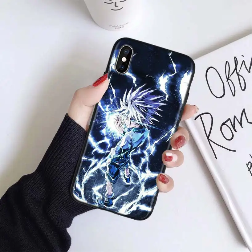 Anime hunter Case for Apple iphone 11 Pro XR XS Max X 7 8 6 6S Plus 5 5S SE Black Silicone Phone Cover Coque - Цвет: BS059-3