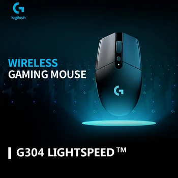 

Logitech G304 LIGHTSPEED Wireless Gaming Mouse 12,000 DPI HERO Sensor Programmable Keys Suitable for All Players Black