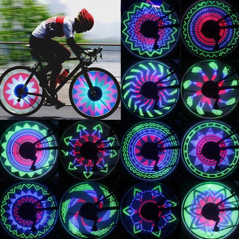 Waterproof Mutil-color Mountain Bicycles Bike Wheel Spoke Light Led light USA