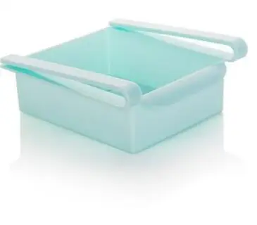 Домашняя кухонная коробка для хранения, креативная коробка для хранения холодильника, свежая распорка, полка для хранения, выдвижной ящик, свежая распорка, сортировка H110 - Цвет: H110 Blue