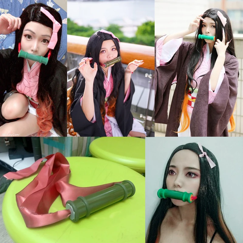 Demon Slayer: Kimetsu no Yaiba Kamado Nezuko уплотнительная палка, реквизит для косплея, аксессуары для костюма на Хэллоуин