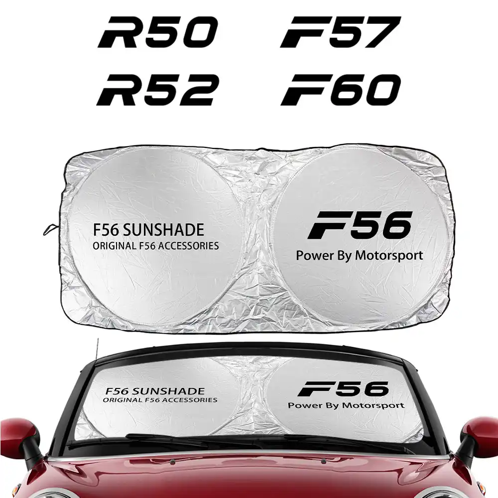 車のフロントガラスサンシェード反射カバーのためのミニクーパーr55 R57 R56 F54 F56 F55 F57 F60 R50 R52 R53 R58 自動車の付属品 フロントガラス日よけ Aliexpress