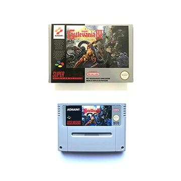Cartuccia Di Gioco Super Castlevania Iv Pal Per Videogioco Console Snes Pal