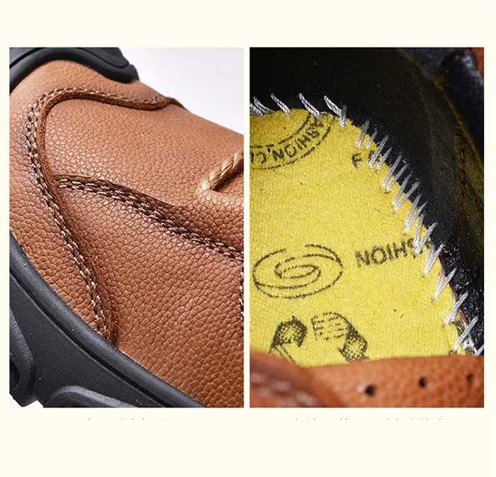 CLAXNEO/мужские ботинки из натуральной кожи; сезон осень; мужская кожаная обувь; дизайнерская безопасная обувь ручной работы; мужские Ботильоны; большие размеры