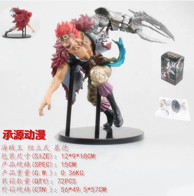 

Cheng yuan Anime One Piece Group Vertical Type Kidd Boxed Garage Kit Decoration Model Anime Garage Kit