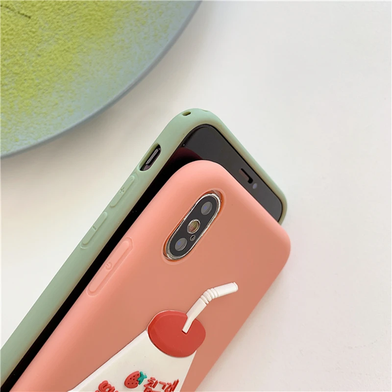 Корейский 3D чехол для телефона с бутылками молока Xiaomi Mi 5X 6 6X A1 A2 A3 Lite 8 Pro 9 SE Mix 2 2s Max 3