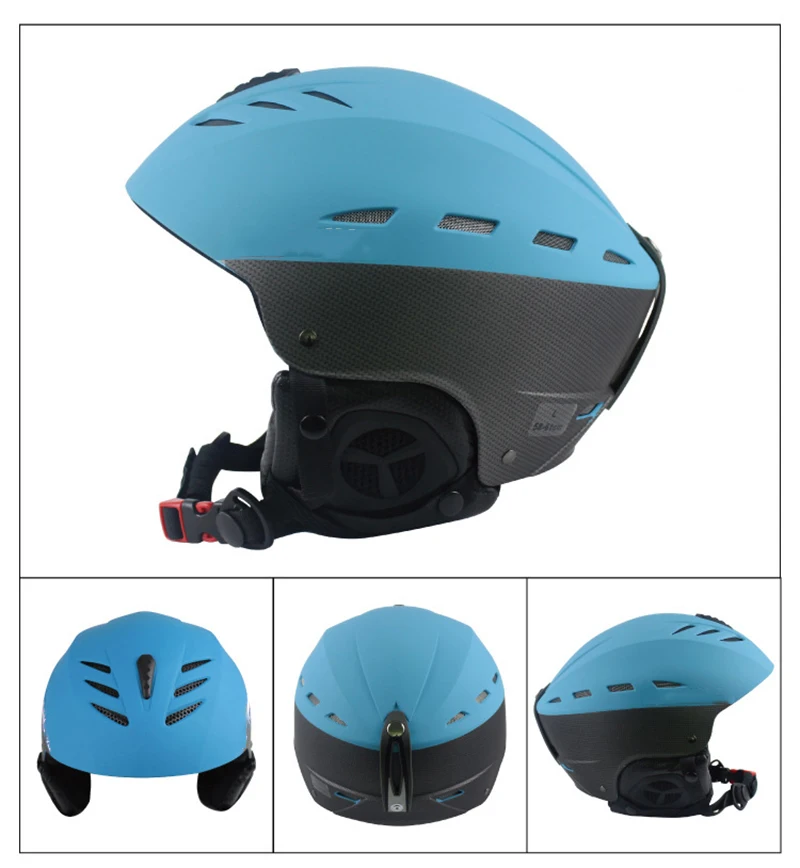 Профессиональный лыжный шлем ABS+ EPS материал унисекс теплый ветрозащитный анти-капля анти-столкновения шокирующие езда лыжный шлем аксессуары