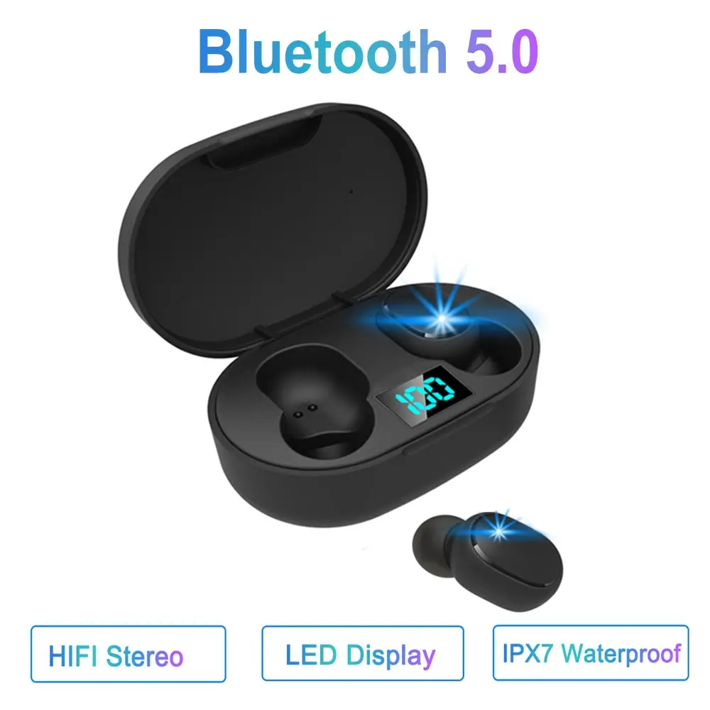 TWS стереонаушники E6S с поддержкой Bluetooth 5 0 и системой ШПД|Наушники гарнитуры| |