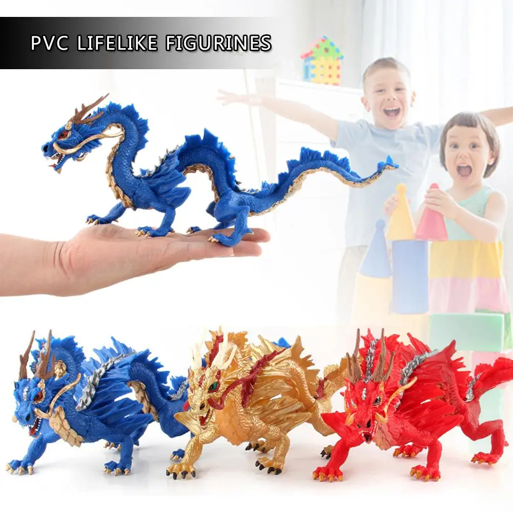 New Original Simulation Chinese Dragon Model Toy 29*9*11cm Lifelike
