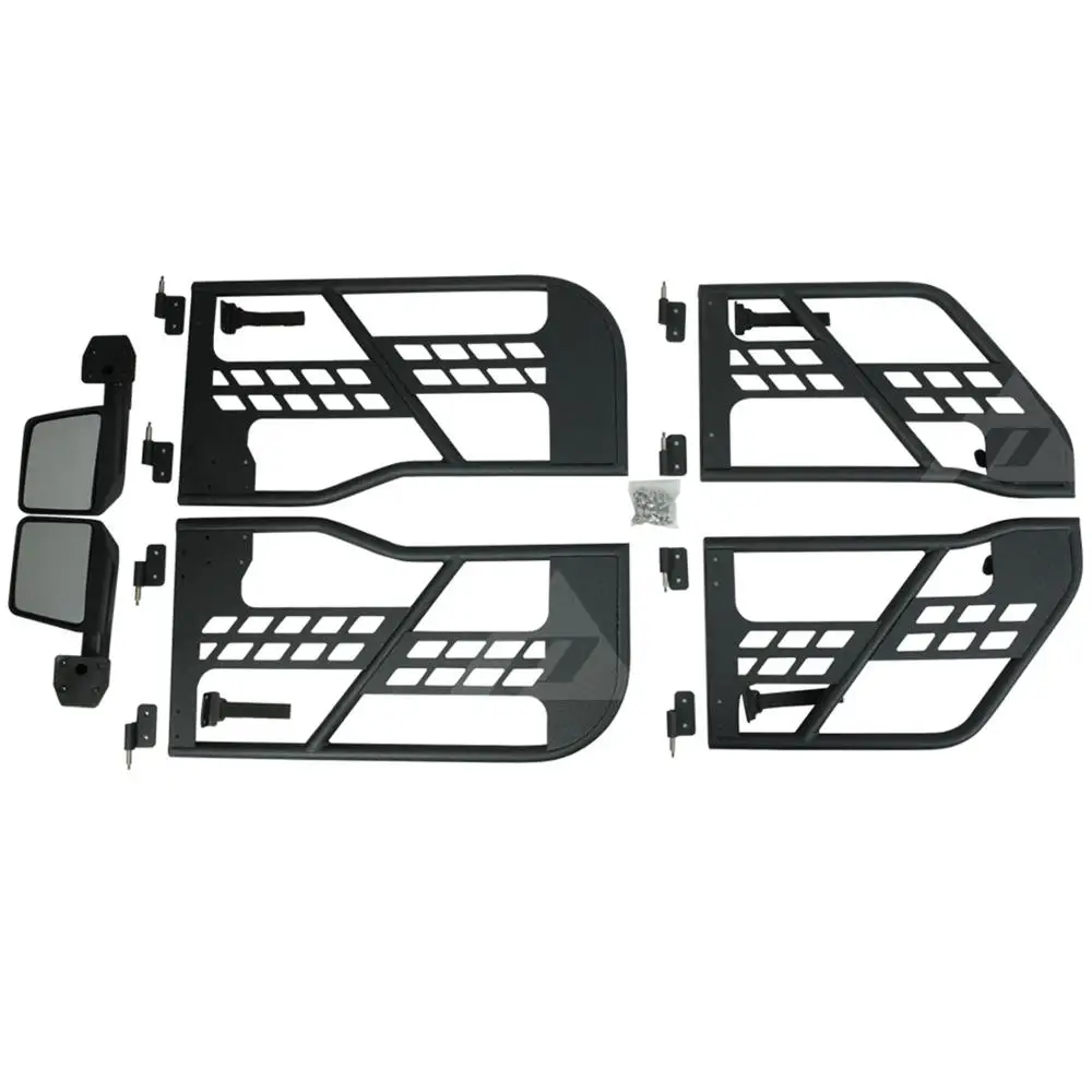 

1 set half tube doors with side mirrors for J eep wrangler JK 4 door J196