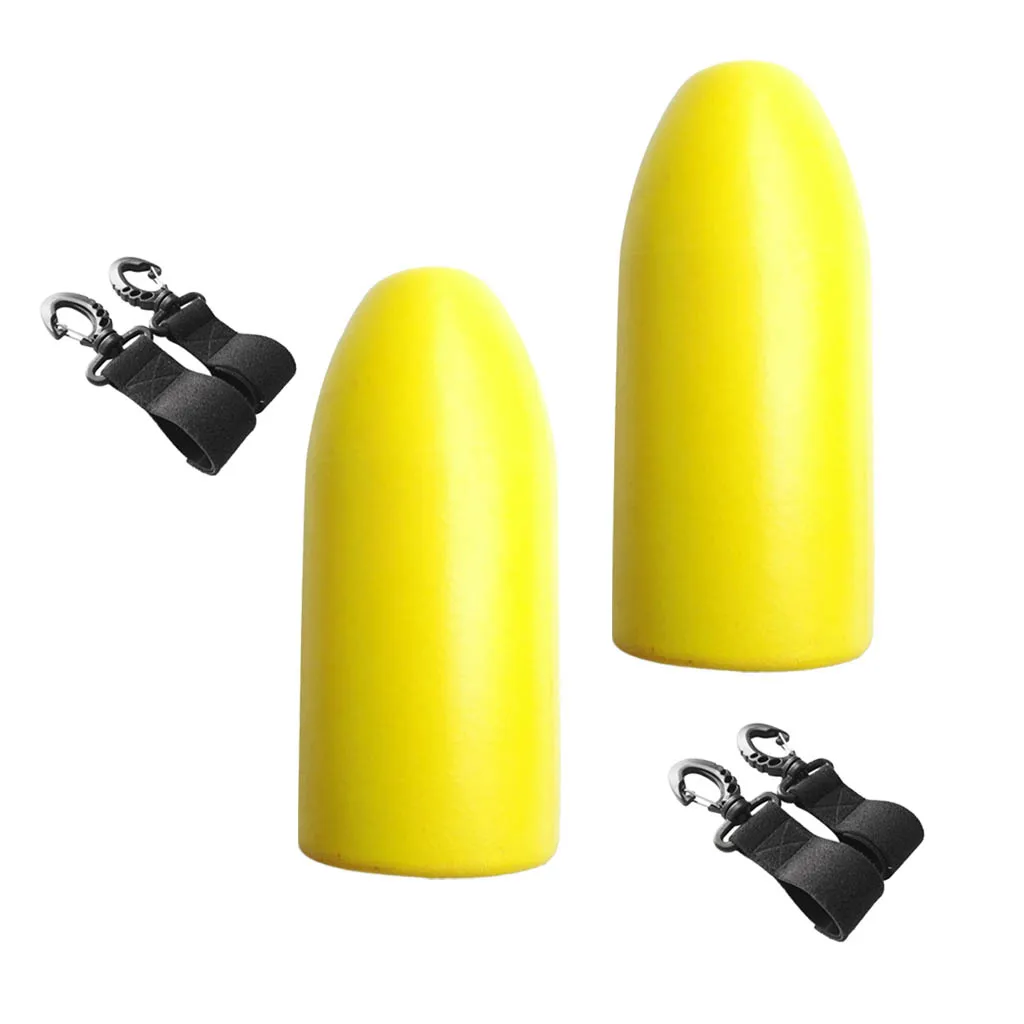 Kayak/Canoe Outrigger Stabilizer Fishing Trap Float & 2pcs Paddle Clip Strap
