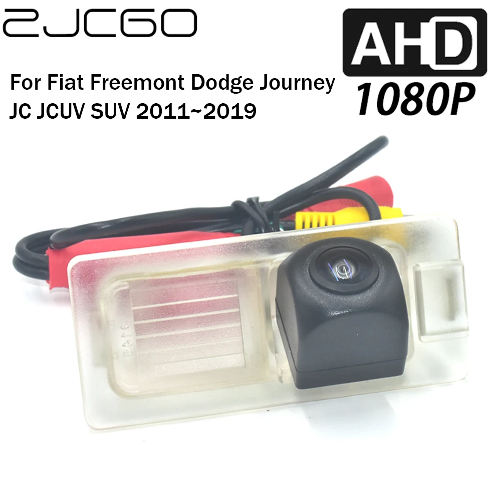 Zjcgo Car Rear View Reverse Backup Parking Ahd 1080p Camera For Fiat Freemont Dodge Journey Jc