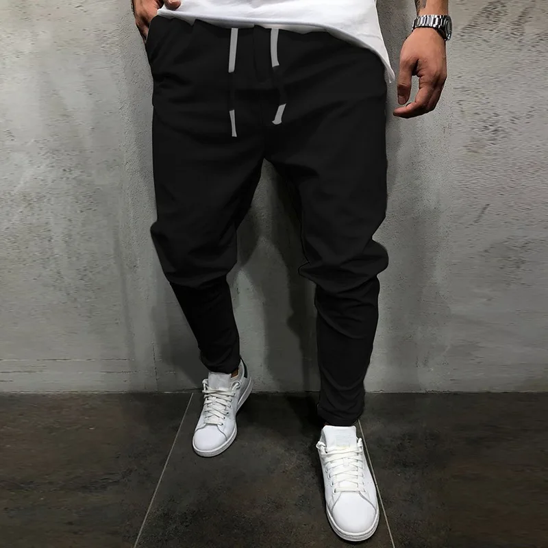 

2019 Autumn Joggers Pants Men Streetwear Track Pants Men Fashion Casual Men's Solid Eight Colors Comfortable Gym Sport Pants 5XL