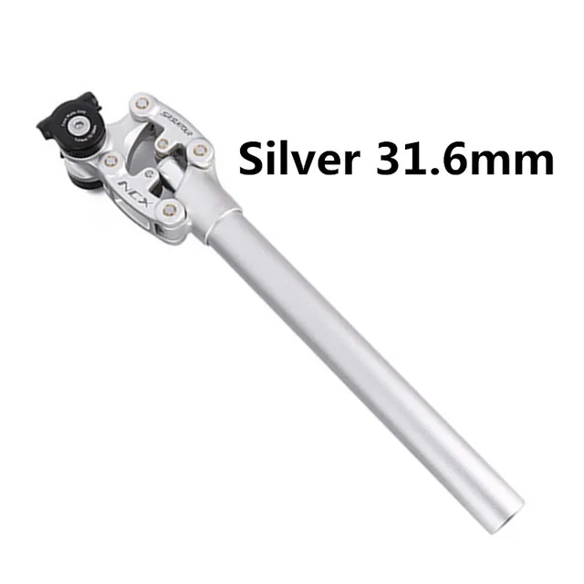400mm Silver 31.6mm SR Suntour NCX велосипед подвески подседельный 400 мм* 27,2/28,6/30,0/30,1/30,4/30,8/31,6/33,9 велосипедный Подседельный штырь w/Чехол абсолютно - Цвет: 400mm Silver 31.6mm