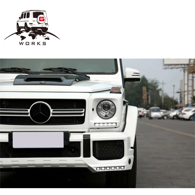 Углеродное волокно для G class W463 G350 G500 G550 G63 2012-17 автомобильные аксессуары передний бампер декор для угла накладка