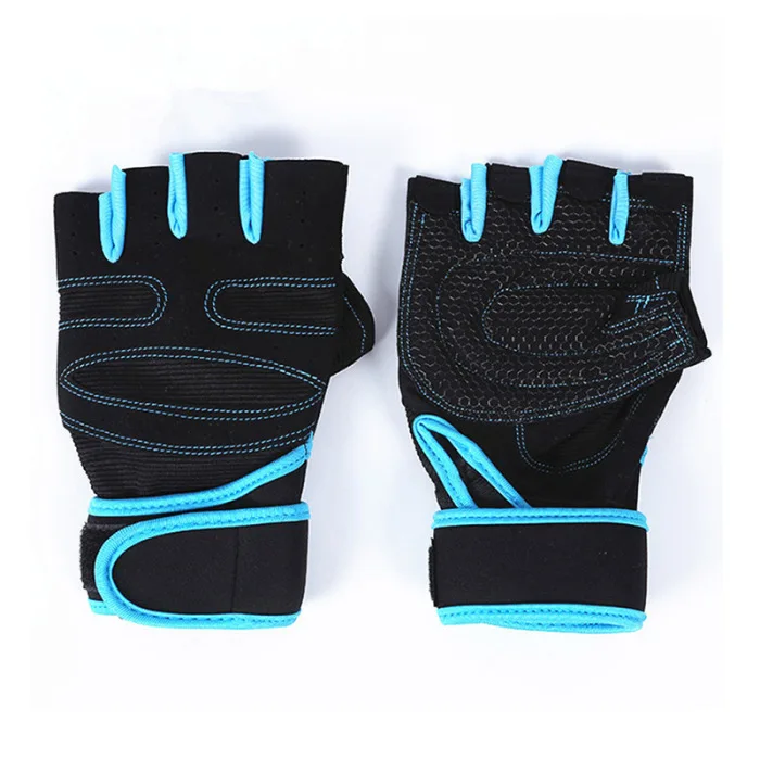 1 пара перчаток для тяжелой атлетики, противоскользящие перчатки для тренажерного зала, фитнеса, тренировки, спортивные перчатки FOU99