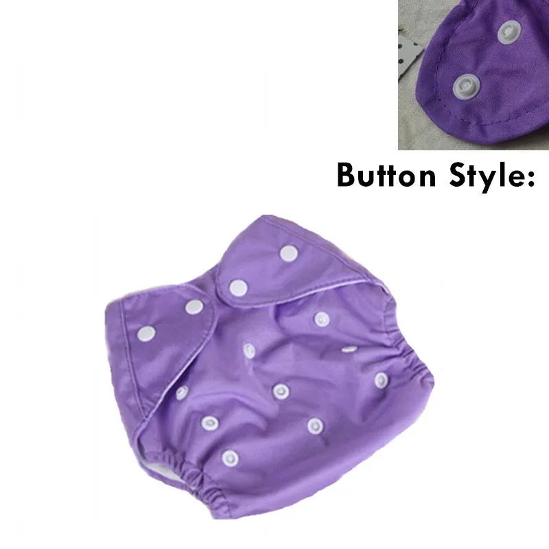 Baby Diapers Children Cloth Diaper Reusable QD23 Shipping Cover Diaper Free Adjustable Nappies Washable - Цвет: QD22 csak Purple