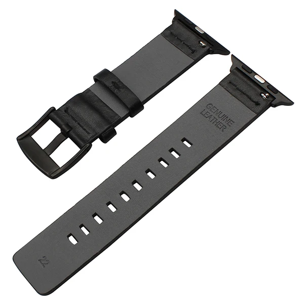Премиум кожаный ремешок для часов iWatch Apple Watch 38 мм 40 мм 42 мм 44 мм серии 5 4 3 2 1 ремешок для часов стальной застежкой браслет ремень
