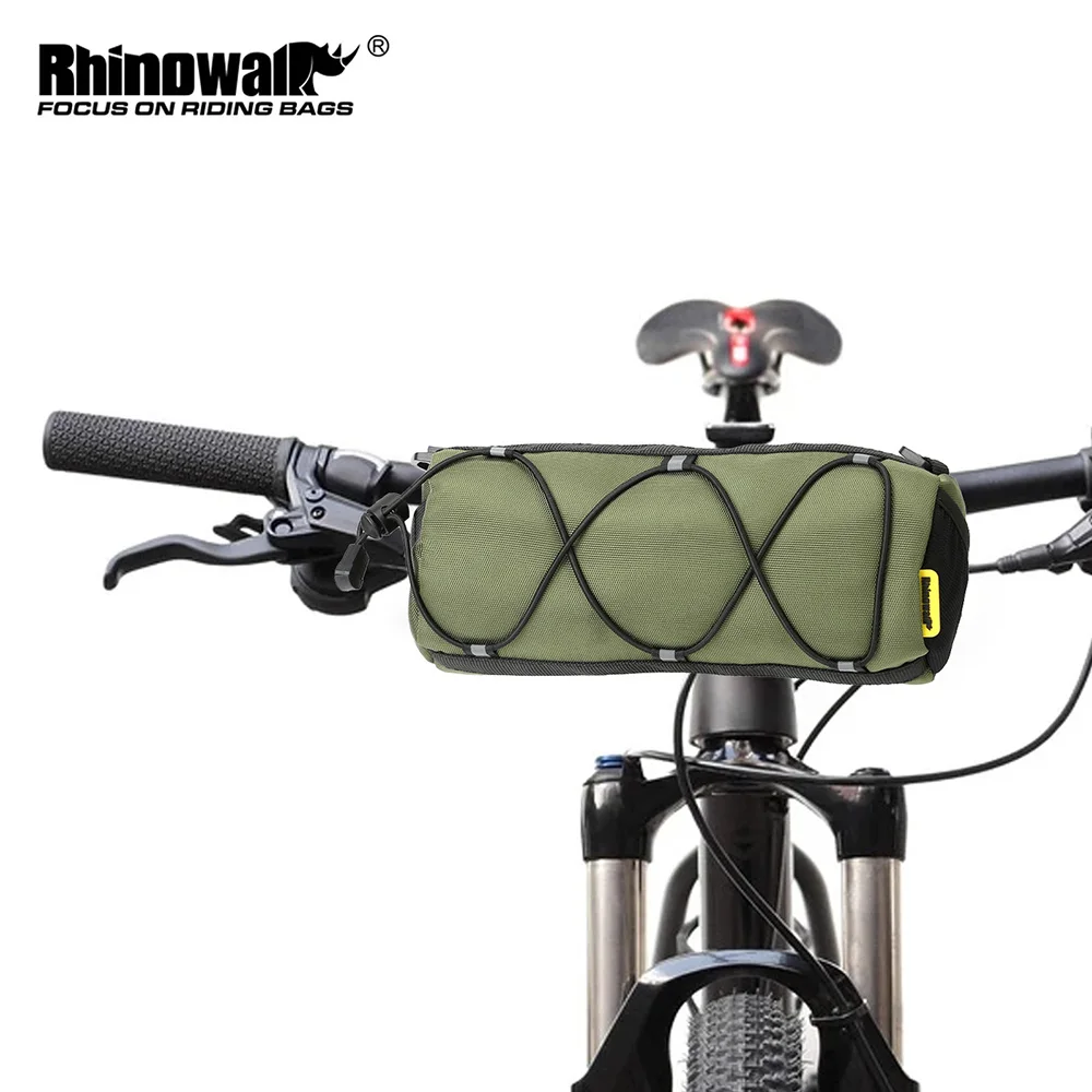 Bike Bicycle Handlebar Bag Basket Pack Front Frame Tube Pannier Bag Phone Holder 