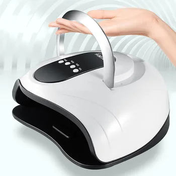 

120W Portable LED UV Manicure Nail Lamp Auto Sensor Timer Nail Dryer Ice Hybrid Lamp for Nails Gel Polish Quick Drying