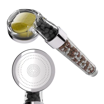 

Saving Water Fragrance Filtration Bath Shower Bathroom Aroma Shower Head Vitamin/Lemon/Lavender/Rose Scent High Pressure