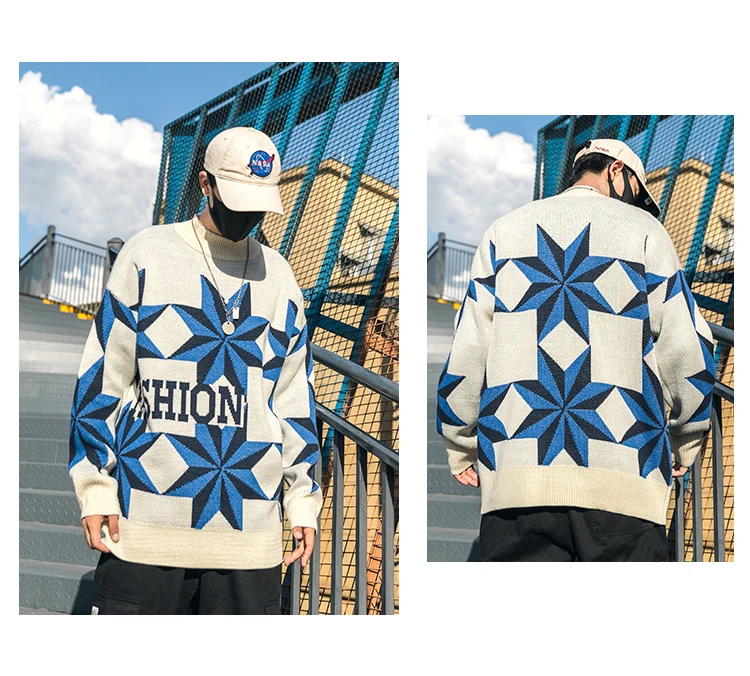 Privathinker, мужские Модные вязаные свободные свитера Ins, мужские пуловеры в стиле хип-хоп с забавным принтом, верхняя одежда, мужская осенняя одежда, свитер
