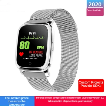 

Cv06ir Infrared Probe Thermometer Smartwatch Smart Watch Fitness Traker Bluetooth Waterproof Android Ios Heart Rate Smartwatches