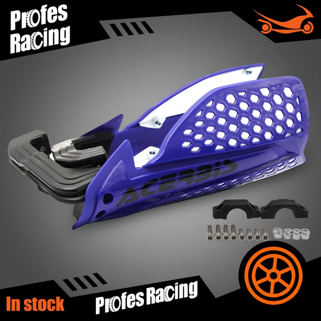 Motocross Handbar Handguard Protector Protection For Motorcycle Dirt Pit Bike ATV Quads with 22mm Hand Guards enduro Blue white
