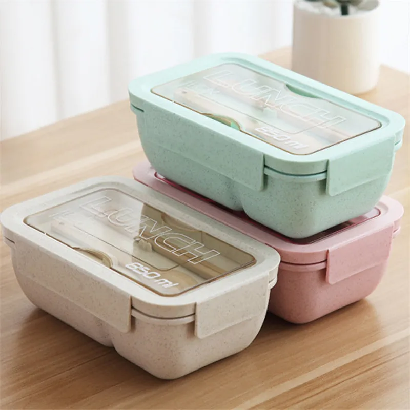

Kids Lunch Box New Microwave Lunch Box Independent Lattice for Kids Bento Box Portable Leak-Proof Bento Food Container