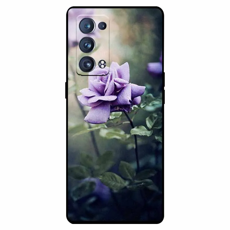 Shockproof Soft Silicone TPU Back Cover for Oppo Reno 6 Pro 5G - Cute and Durable