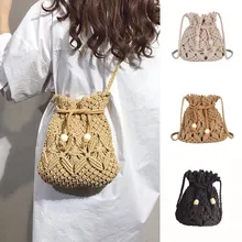 OCARDIAN сумка-мессенджер, повседневная женская одноцветная тканая сумка через плечо, женская модная сумка для отдыха, пляжная сумка через плечо