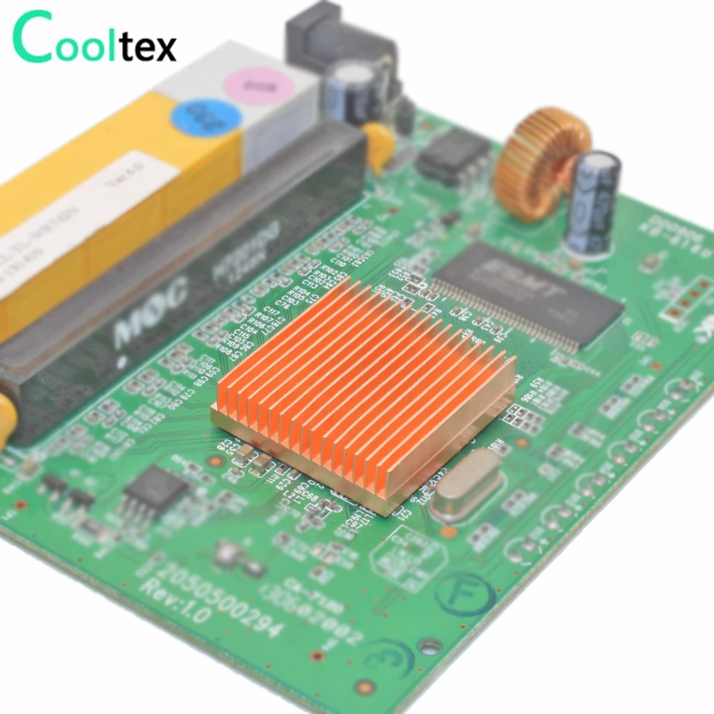 Aluminum Heatsink Radiator Ram Heatsink Radiator Pure Copper Heatsink DIY Heat Sink Radiator Cooling For Raspberry pi Electronic 3D printer CHIP IC MOS
