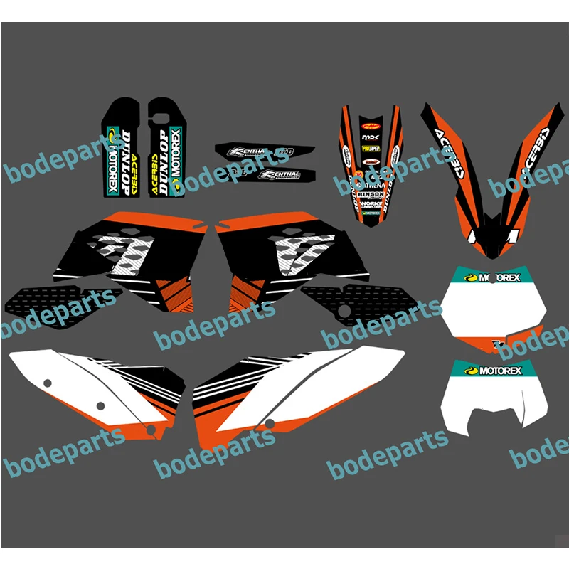 Новый Набор стикеров SX SXF EXC для Ktm 2007 2008 2009 2010 XC Полноразмерная модель 2011|Наклейки