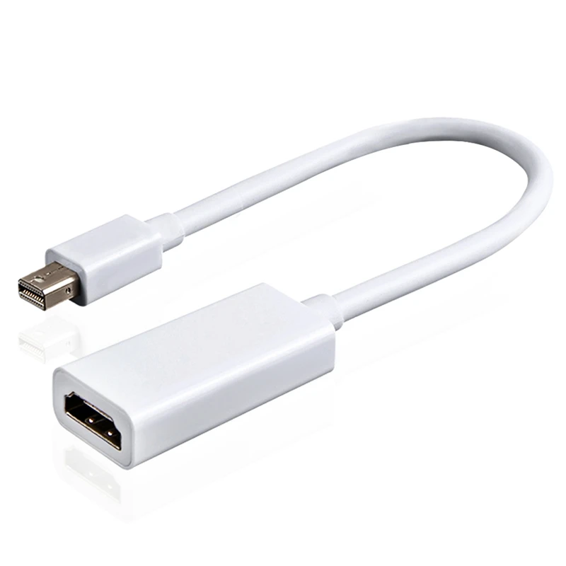 

NEW Mini DisplayPort To HDMI Adapter Cable Mini Display Port DP Converter Thunderbolt High Quality For Apple Macbook Pro Air