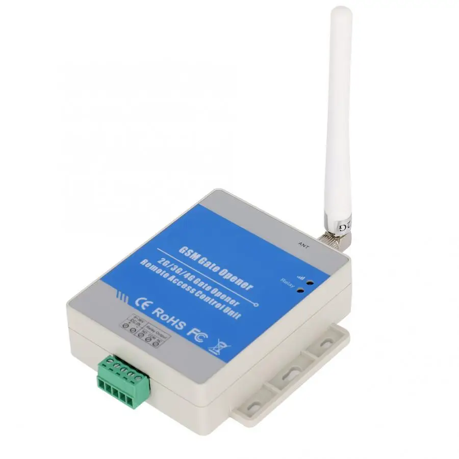 RTU5034 GSM Gate Opener Relay Switch Auto Wireless Remote Control Door Access Long Antenna Call 850/900/1800/1900MHz | Безопасность и