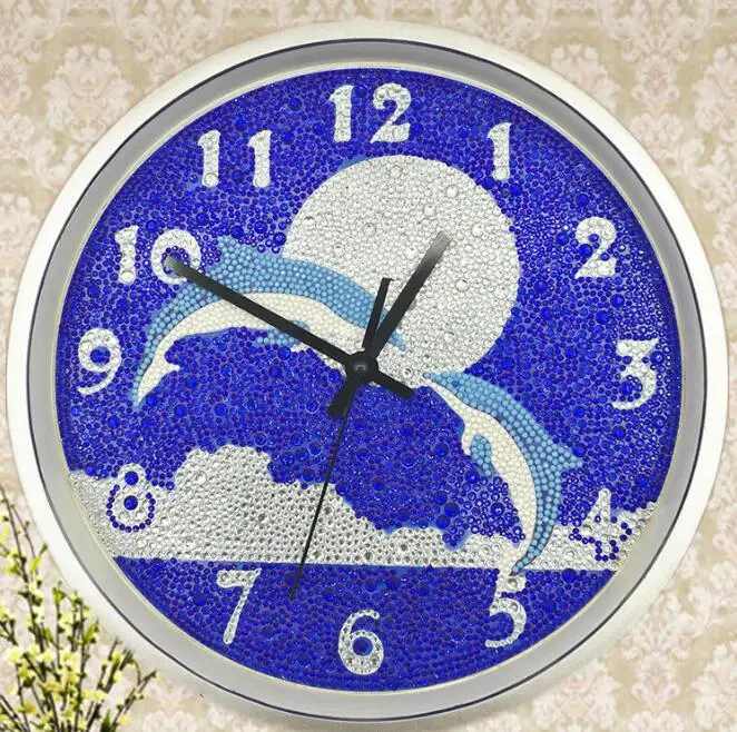 3D алмаз особенной формы детские штаны с вышивкой и рисунком настенные часы, цветочные 5D алмазная живопись вышивка часы декор из алмазной мозаики a164