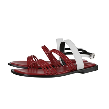 

Retro design thin strap sandals women 2020 summer new open-toe Roman sandals ladies flat women's shoes spring casual shoes