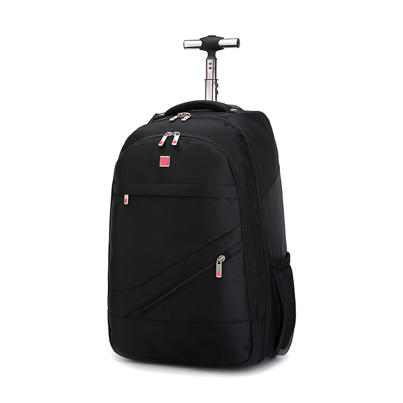 

Swiss Brand Shoulders Travel Bag 18 inch Student Rolling Luggage Backpack Business Trolley Large Capacity Cabin Suitcases Wheel