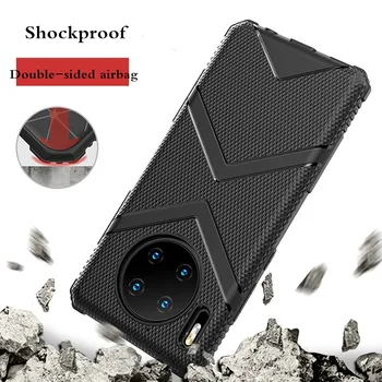 

10pcs/lot Military Shield TPU Shookproof Back Phone Cover Coque For Huawei P30 Lite Mate 30 Pro Case