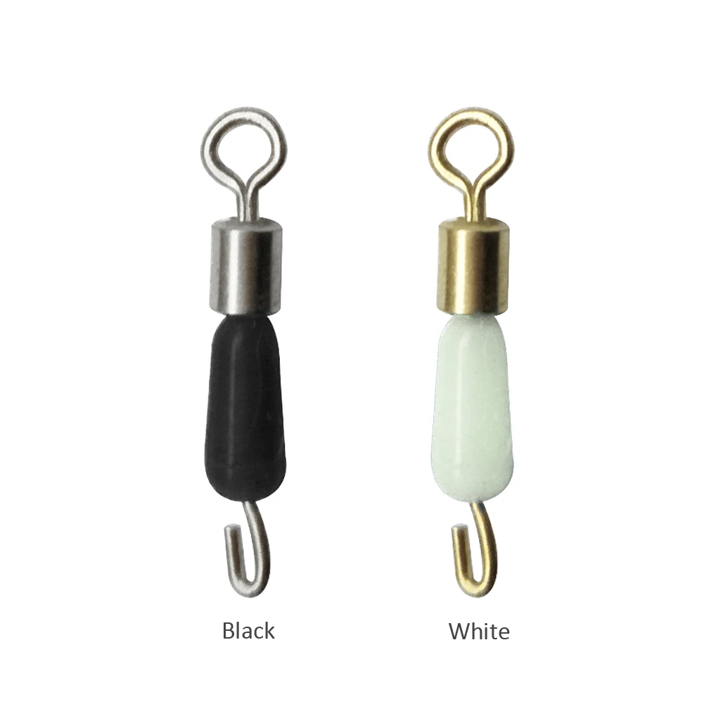 Fishing Tools Fishing Accessories Fishing Tool Fishing Line Connectors Fishing Swivels Fishing Tackle Ball Bearing Swivel Solid Rings Fishing Connector Ocean Boat Fishing Hooks Quick Fast Link Connector 30PCS/Lot