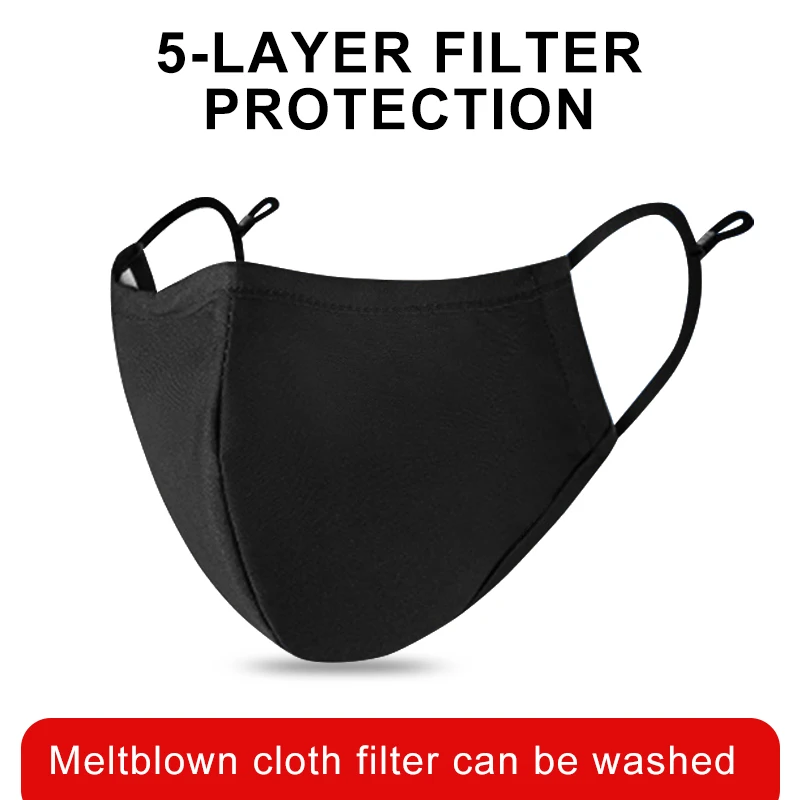 

Anti Pollution PM2.5 Mouth Mask Dust Respirator Washable Reusable Masks Cotton Unisex Mouth Muffle for Allergy/Asthma/Travel