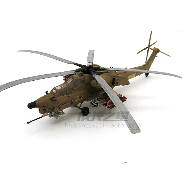 1: 72 Mi-28 Catastrophe Anti-Tank Attack Helicopter Military Assembled Model Toy 4