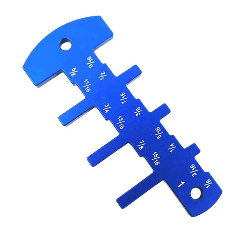 

Height Gauge Imperial Inch Height Template Aluminum Alloy DIY Woodworking Tool MOLC