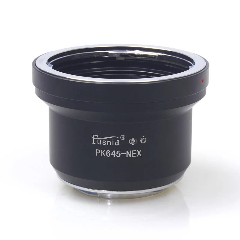 Переходник PK645-NEX для объектива Pentax 645 к креплению Sony E NEX-5R NEX-7 A7 A7S A7R A7II A6000 A6300 |