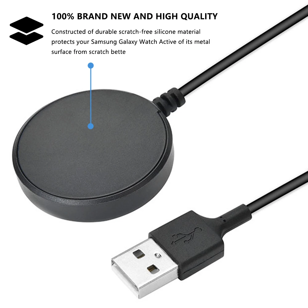 USB Кабель зарядного устройства для Samsung Galaxy Active 2 R500 R820 R830 Смарт наручные