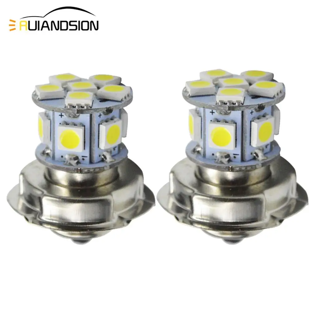 

2W 12smd 5050 chips AC/DC 6V 12V Mopped Scooter Motorcycle Headlight LED Motorbike Fog Light Daytime Running Light DRL No-polar