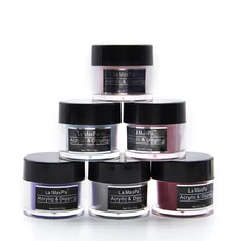 LaMaxPa акриловая пудра для ногтей 40 г индивидуальная Этикетка 3D профессиональная пудра для ногтей акриловое украшение ногтей